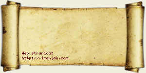 Danica Jočanin vizit kartica